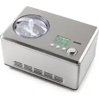 Domo DO9201I, Kompressor Eismaschine, 2 l, Edelstahl, LCD, Edelstahl, 180 W