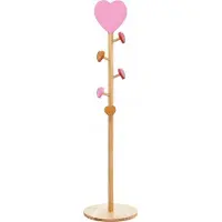 Atmosphera Liebesherz freistehender Garderobenständer - Rosa, 35 cm Durchmesser, 135 cm Höhe
