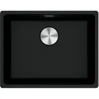 Franke Spüle 125.0683.105 MARIS MRG 110-52 Fragranit Black Matt mit Druckknopfventil ohne Abtropfteil / Unterbauspüle
