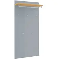 Möbel Kraft Garderobenpaneel Xena , grau , Holzwerkstoff,Glas , Maße (cm): B: 80 H: 170 T: 27.0