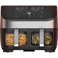Instant Pot POT Vortex Plus Dual Airfryer Heißluftfritteuse 7,6L ClearCook Edelstahl