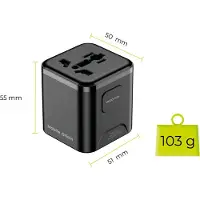 Mobile Origin Universal Travel Adapter PW30 EU/UK/US/AUS Black