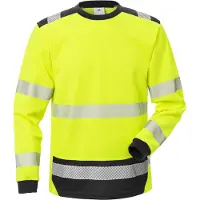 Fristads Warnschutz Langarmshirt 7724 THV, Stiby mit UV-Schutz 114100 , 1 Stück, Größe: XL