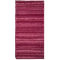 Pip studio Duschtuch Geometric Print Dark Pink (55 x 100 cm)