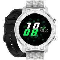 Pacific Unisex Smartwatch 17-3 Armband - Silber + Extra Armband (sy010c)