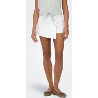 ONLY Jeansshorts "ONLLESLY REG LB DNM SKORT BJ NOOS" Baumwolle, Regular Waist, Hosenrock