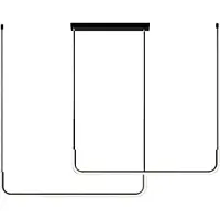 Milagro Lighting Horizon Led-Hängeleuchte Schwarz Ml1180