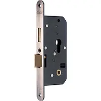 Nemef Einsatzschloss - Edelstahl gebürstet - Edelstahl - - 4429 SKG Safety - Senior Lock Round