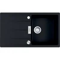 Franke Maris Centro Einbauspüle Fragranitspüle CNG 611-86 Black Matt Drehknopf Edelstahl ab 50 cm 114.0682.460 - inkl.
