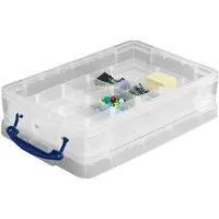 Really Useful Aufbewahrungsbox 4.0 l transparent 39.5 x 25.5 8.8 cm