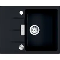 Franke Maris Centro Einbauspüle Fragranitspüle CNG 611-62 Black Matt Drehknopf Edelstahl ab 45 cm 114.0681.428 - inkl.