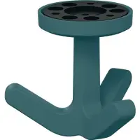 Hewi Dreifachhaken Serie 477 matt, elastisch 55 aquablau Höhe 69 mm Ø 51 mm