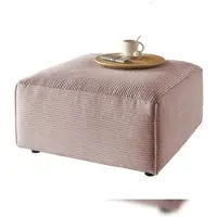 KAWOLA POLSTERHOCKER RANI Pink Cord