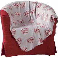 Douceur D`Interieur Douceur d’Intérieur Flanelldecke in weiß | Gr.: onesize