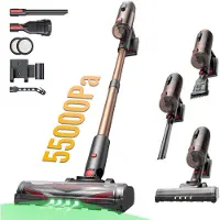 Proscenic P11 Ultra Akku-Staubsauger 450W, 40kPa starke Saugleistung, 40 Min Laufzeit, LED-Display, Grünlicht-Bürste, 5-Stufen-Filtersystem, Kabellos