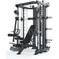 ATLETICA SEK Multipresse Set | TARGET | Set mit Jammer Arms und Leg Press Attachement, B2 Hantelbank inkl. Aufsätze für Arm- und Beintraining