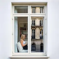 DIMEXACT - -Filmspiegel für Fenster, leichter Reflexionseffekt für Glas größer als 1,2 m² - Chromsilber - Lichtübertragung von 16%, von L: 0,75 m x H: 10 m, in Roll -75 cm x 10 m - en Rouleau