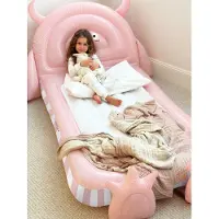 Sunnylife Aufblasbares Kinderbett, Monster Pink