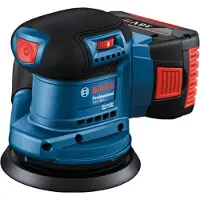 Bosch Exzenterschleifer GEX 185-LI, 1 x Akku GBA 18V 4.0Ah im Handwerkerkoffer