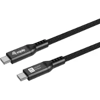 Equip USB 4 C auf C Kabel, 1.2m, PD240W, 8K/60Hz, 80 Gbit/s, Schwarz, 1,2 m, USB C, USB C, USB4 Gen 4x2, 80 Gbit/s, Schwarz