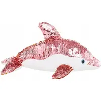 Smily Play Pluszowy delfin dla dzieci z cekinami 17 cm
