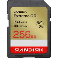 SanDisk SDXC Extreme Go 256GB 230/150MB/s-C10-UHS-I-U3-V30