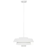 Elstead Lighting Elstead Brisbin Hängeleuchte E27 Mattes Weiß