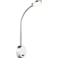 Globo Wandleuchte Pegasi Chrom mit Kordel