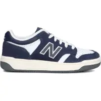 New Balance Unisex für Kinder. PB480V1_KL Sneaker B480 Lace marineblau (28), Wohnung, Wildleder, Schnürsenkel, Lässig, Kinderbekleidung