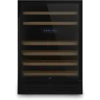 LES PETITS CHAMPS Weinkühlschrank CAVCEDB46 Schwarz, 46 Flaschen, Kapazität 137L