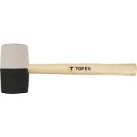 GRUPA TOPEX 02A355 337mm Hartholzstiel 63mm Gummihammer