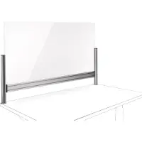 Novus TSS Office Protect C 1400 SlatWall+Acryl-Trennwand, Zwinge 1