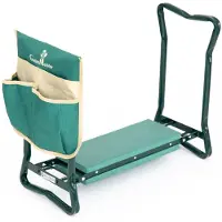 Westmann Multi | Gartenhocker mit Kniebank | klappbare Garten Kniehilfe - Grün