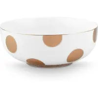 Pip studio Schüssel Dot Delight White-Gold 15 cm (2er-Set)