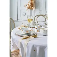 Pip studio Schüssel Dot Delight White-Gold 20 cm (2er-Set)