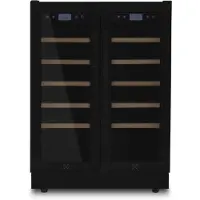 LES PETITS CHAMPS Weinkühlschrank CAVCEDB42 Schwarz, 42 Flaschen, Kapazität 126L