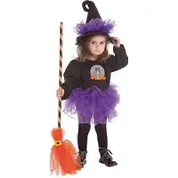 Creaciones Llopis Hexenkostüm Mit Tutu Und Absätzen Für Mädchen