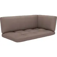 vidaXL Outdoor-Ecksofa Paletten Kiefernholz Imprägniert Weiß