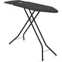Wasophoogte bügelbrett – Extra breites Bügelbrett für Dampfgenerator – 124x44 cm – Robust und stabil – Höhenverstellbar – s Bügelerlebnis – Farbe: Dust Grey