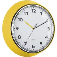 Karlsson - Wanduhr Modern Retro - Gelb - Ø34cm