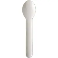 Papstar 400 Kaffeelöffel, Papier "pure" 13 cm weiss (88627, 20x20 Stück)