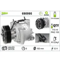 Valeo Kompressor, Klimaanlage RE-GEN - AT 690995