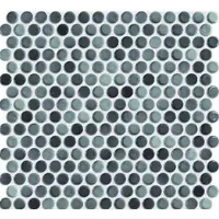 Premium Mosaic Keramikmosaik grau 30x31 cm glanz MOS19GY