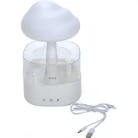 Grundig Raincloud Luftbefeuchter – Aroma Diffuser für ätherische Öle – Mit Regen- & Nebelfunktion – LED-Licht – USB-C – Kabellos & Leise – Für Aromatherapie