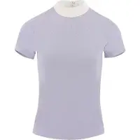 Ekkia Equitheme Kinder Turniershirt Poloshirt London violett, Kindergrößen:152 (12 Jahre)