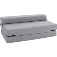 STILVORA Bettgestell 90x200 mit Schornstein&Rausfallschutz,Kinderbett mit Dach&Lattenrost,Holzbett in Hausform,Grau(mit Matratze)