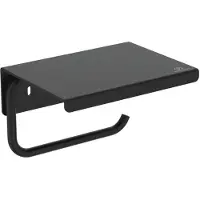 Ideal standard Alu+ Papierrollenhalter BD592XG Silk Black, Wandhängend