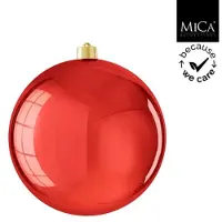 Edelman MiCa unzerbrechlicher Ball rot glänzend - Spielzeugball 25cm