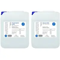 Herrlan 5000 ml Glycerin 99,5% + 5000 ml Propylenglykol 99,5% I -Qualität I Made in Germany