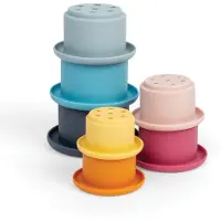 Bigjigs Stapelbares Becherset aus Silikon